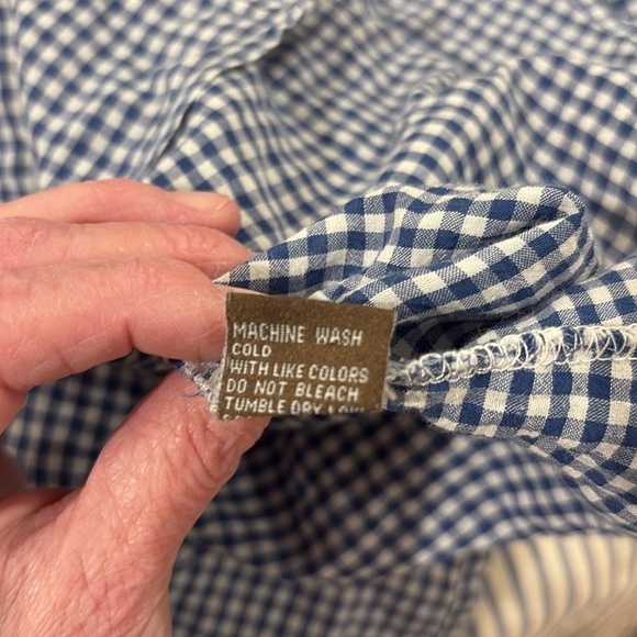 J. McLaughlin Women’s Blue and White Casual Button Down Shirt. Size XS - Picture 8 of 8